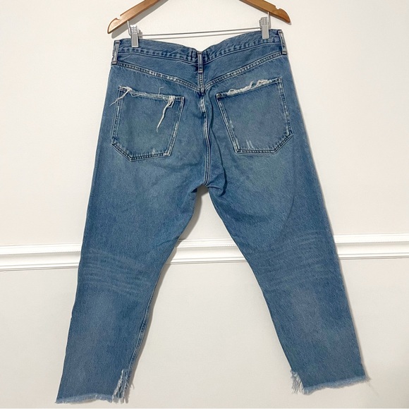 AGOLDE • jamie high rise classic jeans in lowdown sz 32 - Picture 6 of 11